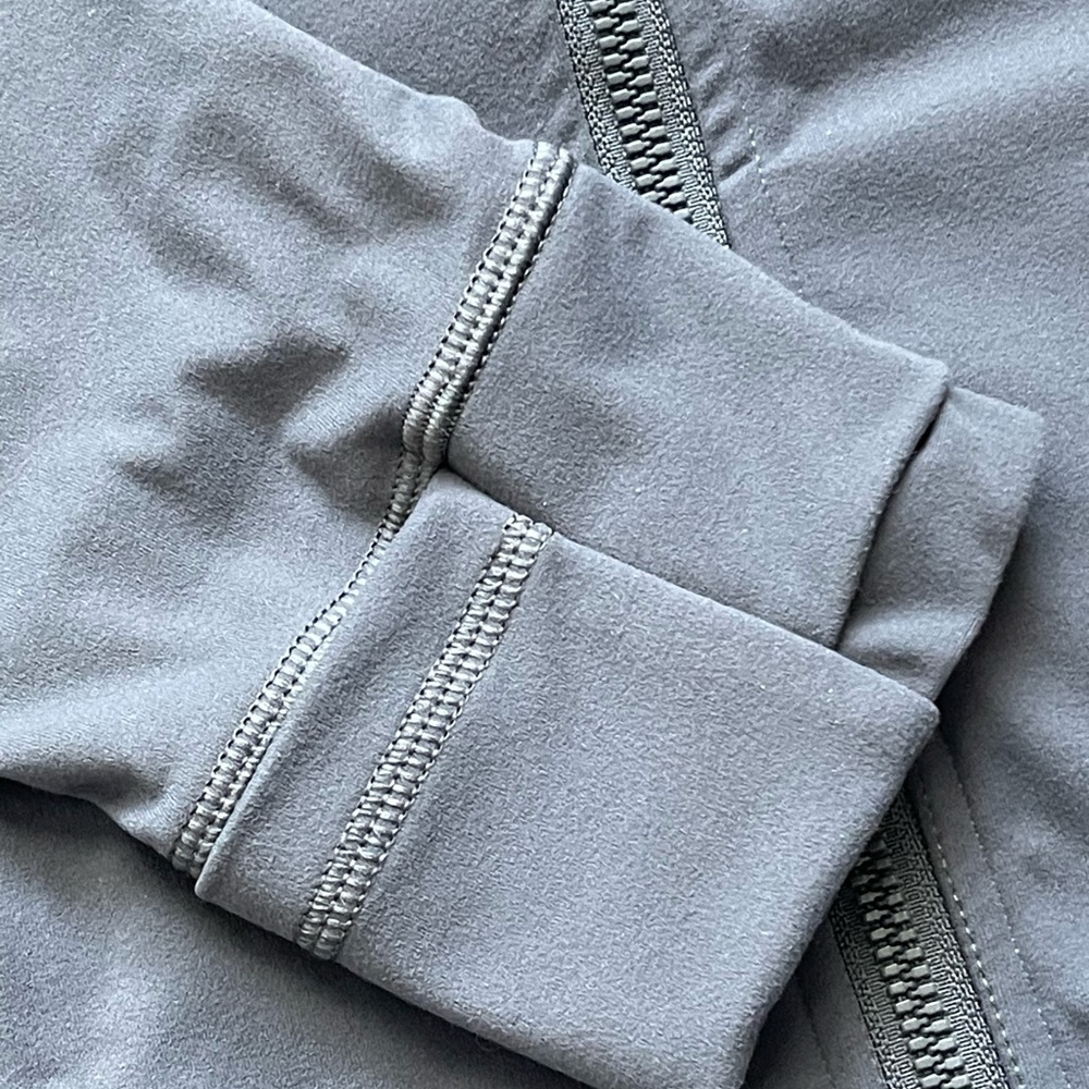 Women's Gray Hooded Jacket - Picture 10 of 14